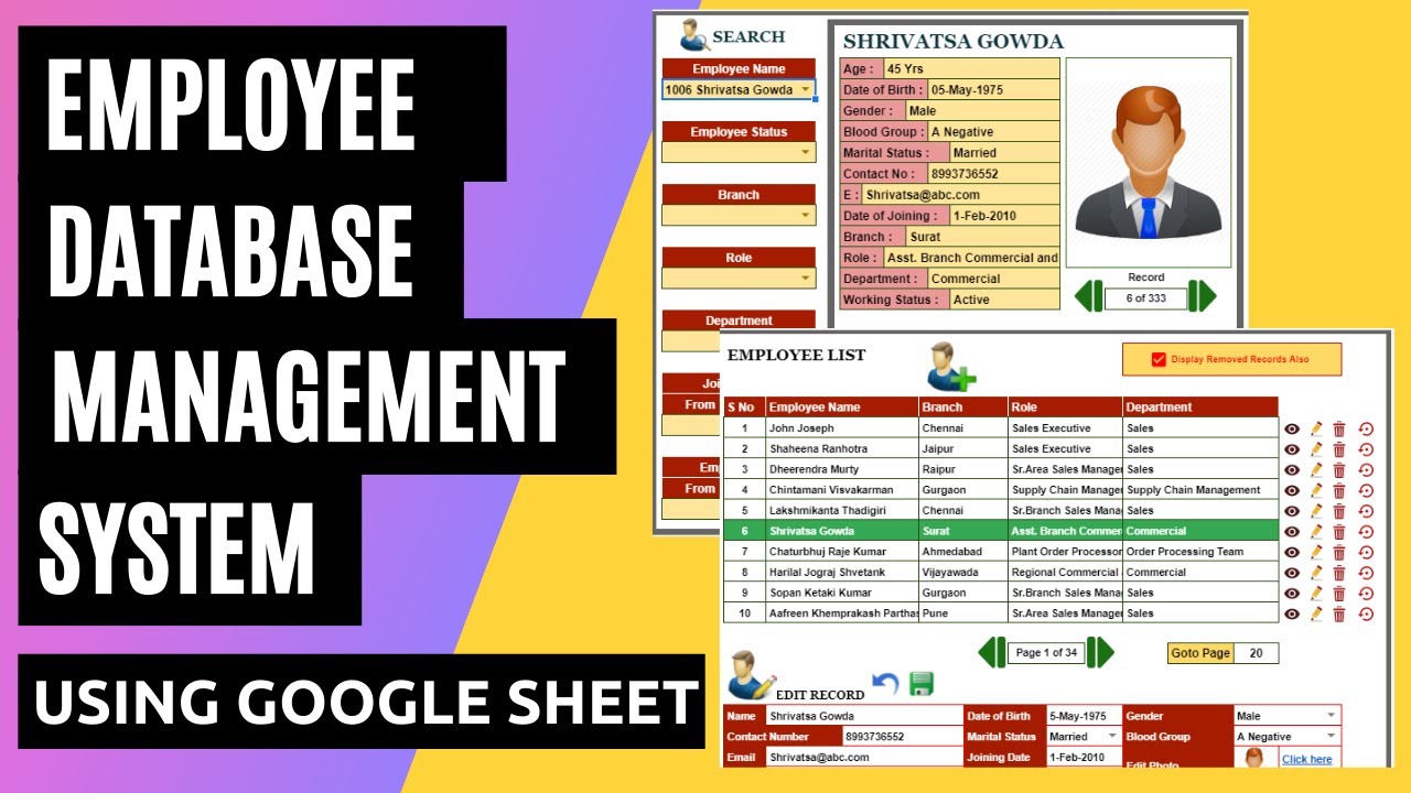 Employee Database Management System (EDMS)